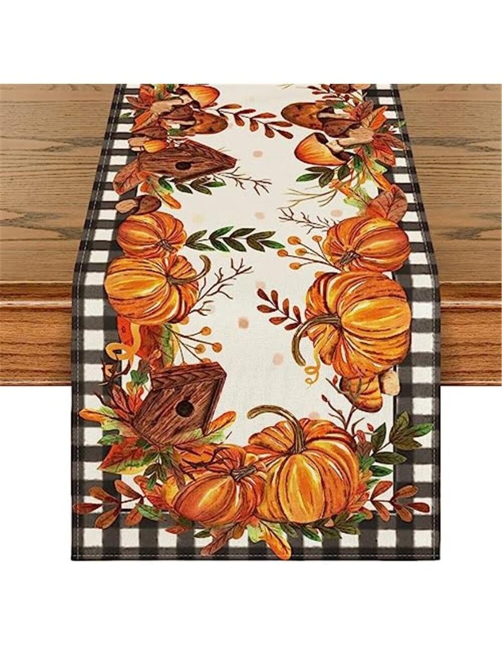 Table Runner 108 Inch Polyester Dining Table Decor Washable Kitchen